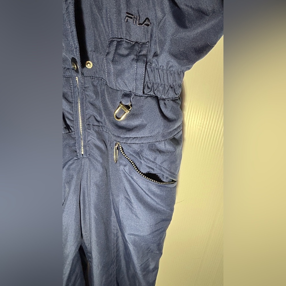 Fila Navy Hooded Ski Suit - Picture 5 of 5